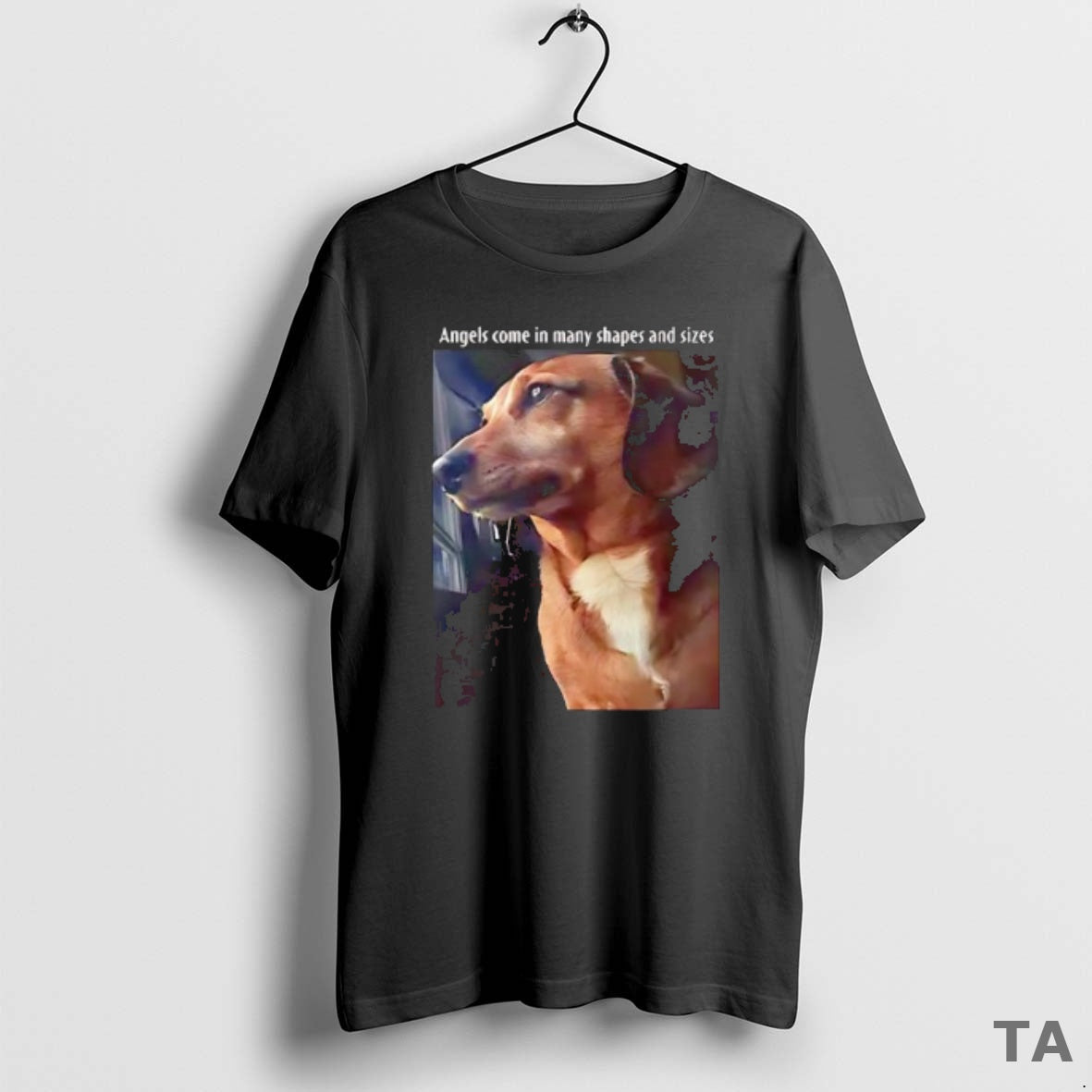 Top Sad Dog Angels Come In Many Shapes And Sizes - Adult & Kids T-Shirts, Sweatshirts & Hoodies apparel design preview 1