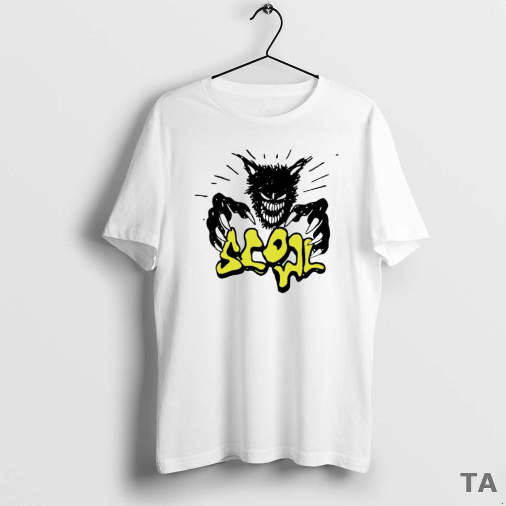 Top Scowl Scary Cat Circle Sweater - Adult & Kids T-Shirts, Sweatshirts & Hoodies apparel design preview 1