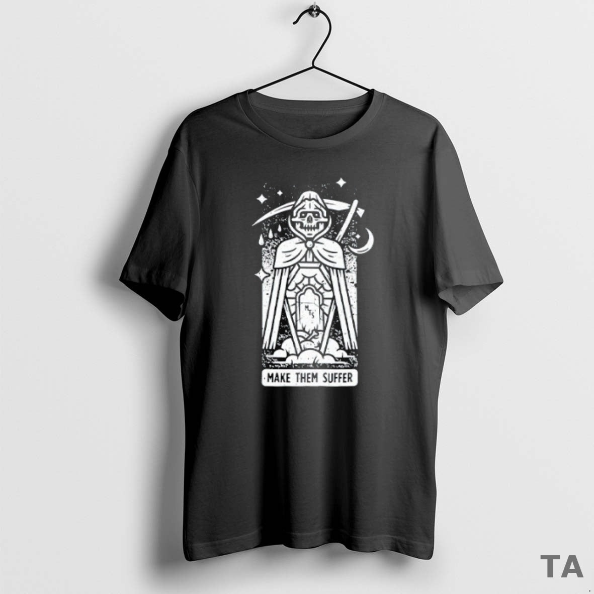 Top Set It Off Make Them Suffer Coffin Grim Reaper - Adult & Kids T-Shirts, Sweatshirts & Hoodies apparel design preview 1
