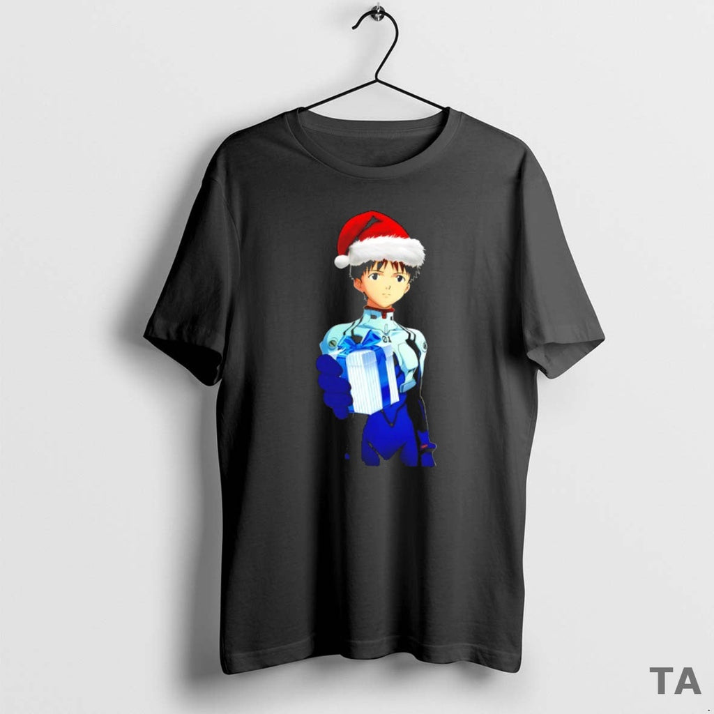 Top Shinji Gift Evangelion Anime Sweater - Adult & Kids T-Shirts, Sweatshirts & Hoodies apparel design preview 1