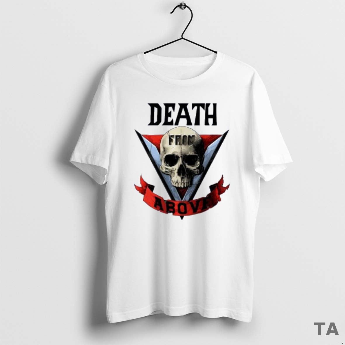 Top Skull Death From Above Vintage Sweater - Adult & Kids T-Shirts, Sweatshirts & Hoodies apparel design preview 1