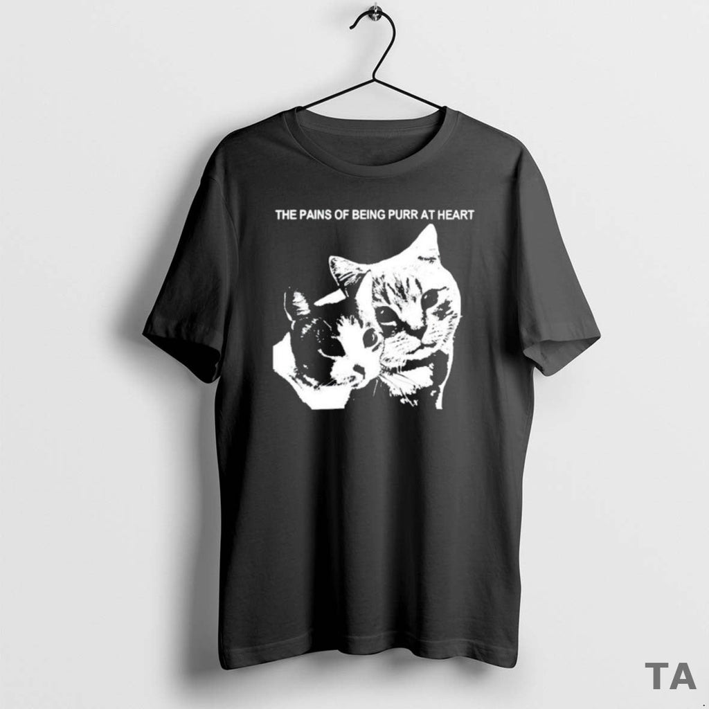 Top The Pains Of Being Purr At Heart Fect Cats - Adult & Kids T-Shirts, Sweatshirts & Hoodies apparel design preview 1