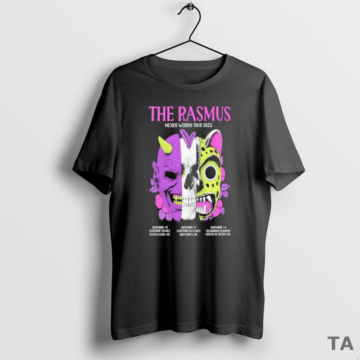 Top The Rasmus Dec 10 2025 Tour Auditorio Telmex In - Adult & Kids T-Shirts, Sweatshirts & Hoodies apparel design preview 1