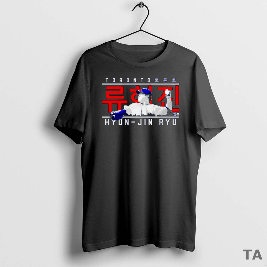 Top Toronto Ryu Hyun Jin Los Angeles Dodgers Mlb - Adult & Kids T-Shirts, Sweatshirts & Hoodies apparel design preview 1