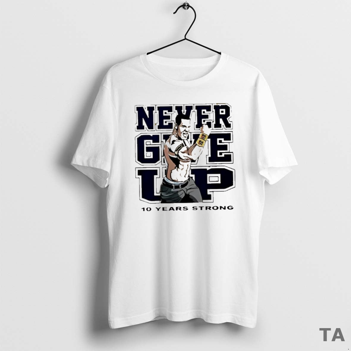 Top Tyrese Haliburton John Cena Never Give Up 10 - Adult & Kids T-Shirts, Sweatshirts & Hoodies apparel design preview 1