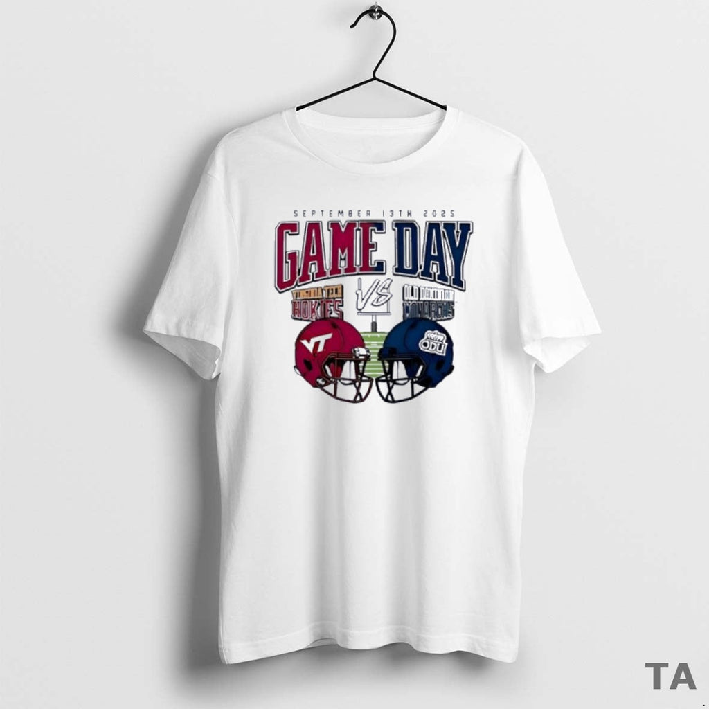 Top Virginia Tech Hokies Vs Old Dominion Monarchs - Adult & Kids T-Shirts, Sweatshirts & Hoodies apparel design preview 1