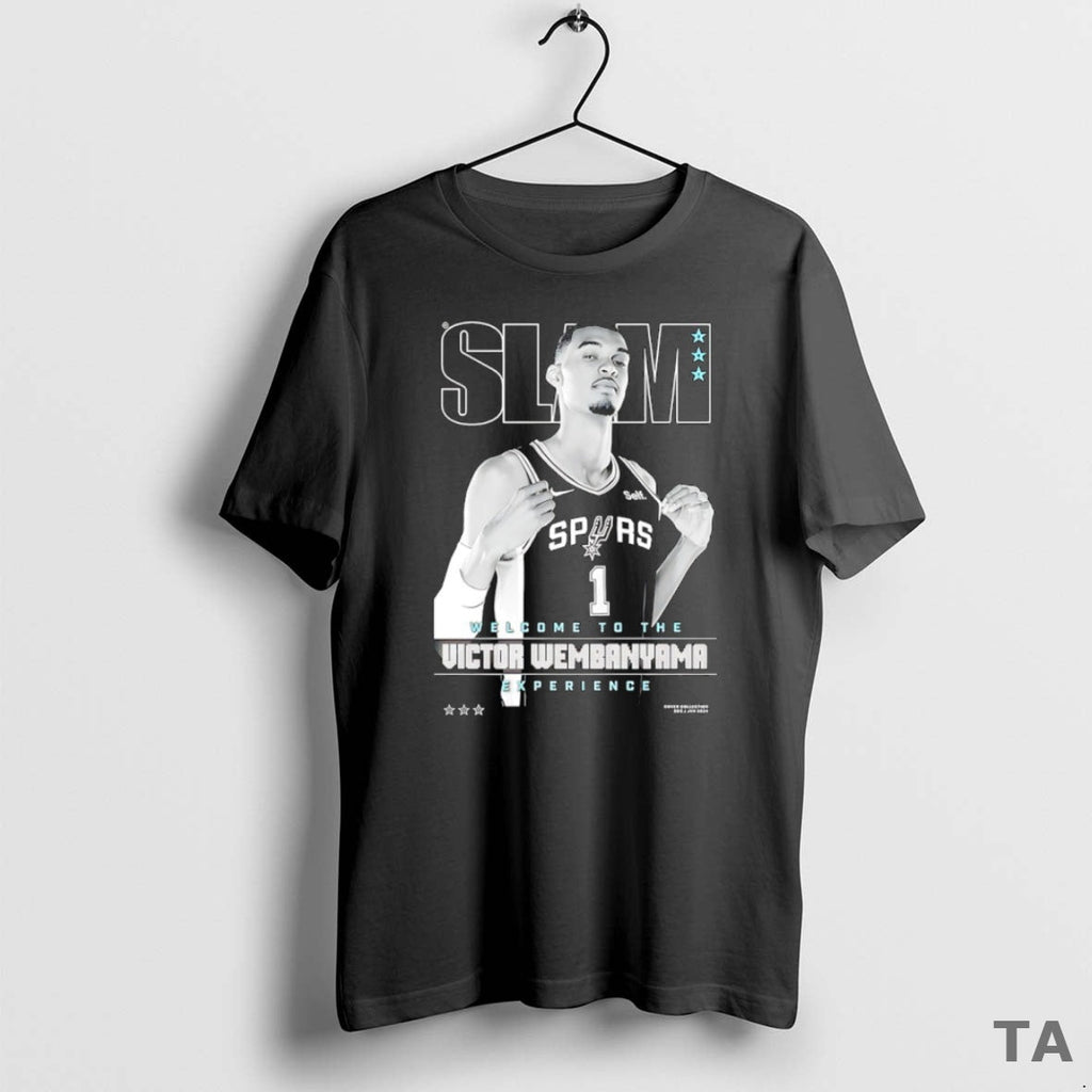 Top Welcome To The Victor Wembanyama Experience San - Adult & Kids T-Shirts, Sweatshirts & Hoodies apparel design preview 1