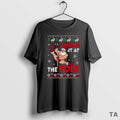 Top Working It At The Pole Santa Dancing Ugly - Adult & Kids T-Shirts, Sweatshirts & Hoodies apparel design preview 1