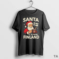 Top Santa Is From Finland Christmas Sweater - Adult & Kids T-Shirts, Sweatshirts & Hoodies apparel design preview 1