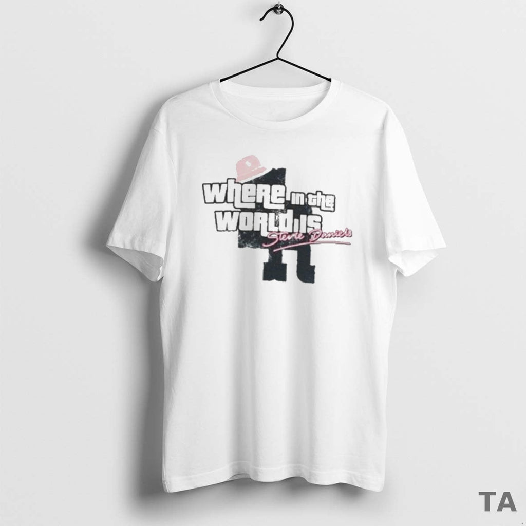 Top Where In The World Is Stevie Daniels Sweater - Adult & Kids T-Shirts, Sweatshirts & Hoodies apparel design preview 1