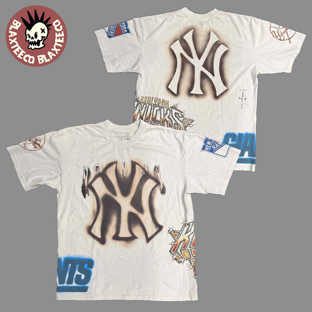 Travis Scott Cactus Jack X Fanatics New York Sports - Adult & Kids T-Shirts, Sweatshirts & Hoodies apparel design preview 1