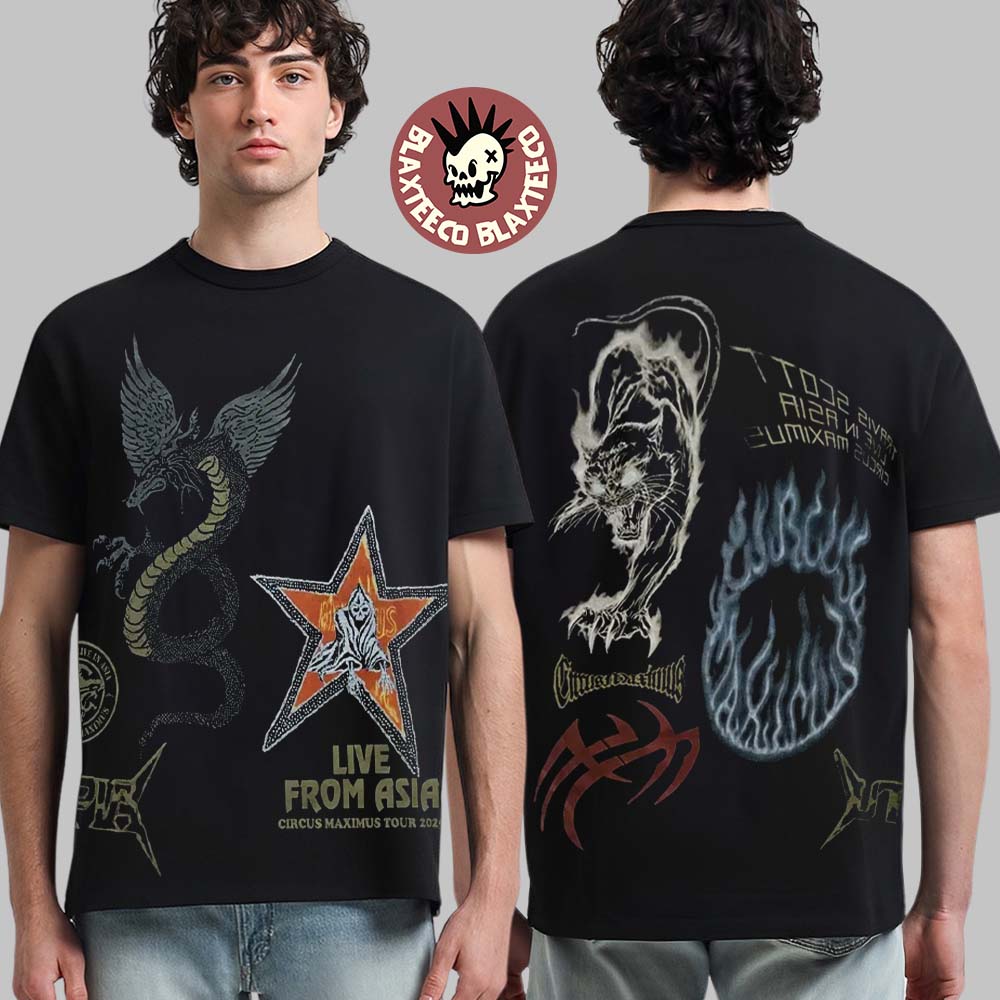 Travis Scott Live From Asia Circus Maximus Tour 2025 - Adult & Kids T-Shirts, Sweatshirts & Hoodies apparel design preview 1