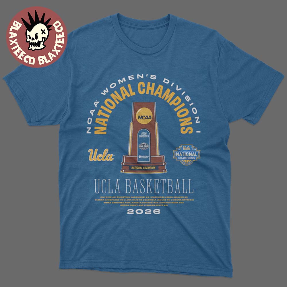 UCLA Bruins 2026 NCAA Women's Basketball National - Adult & Kids T-Shirts, Sweatshirts & Hoodies apparel design preview 1