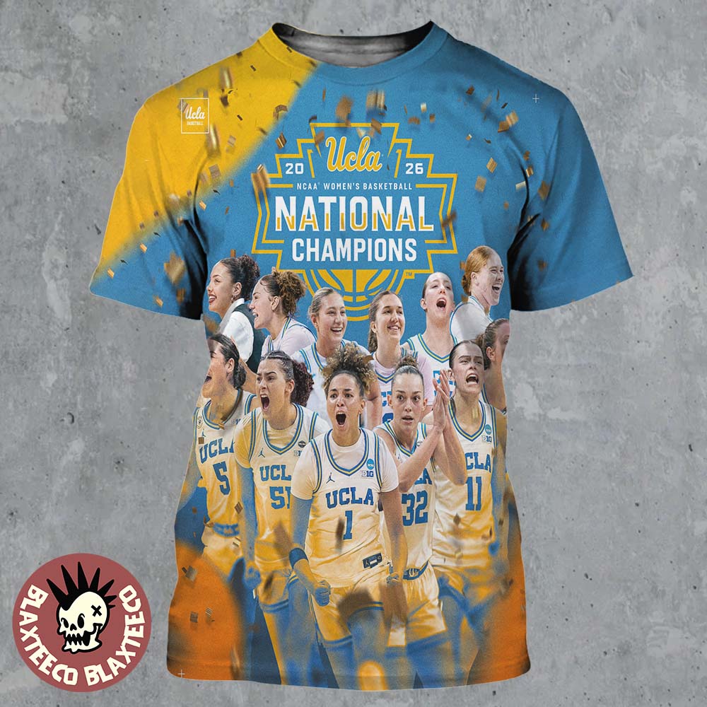 UCLA Bruins Women's Basketball 2026 NCAA National - Adult & Kids T-Shirts, Sweatshirts & Hoodies apparel design preview 1