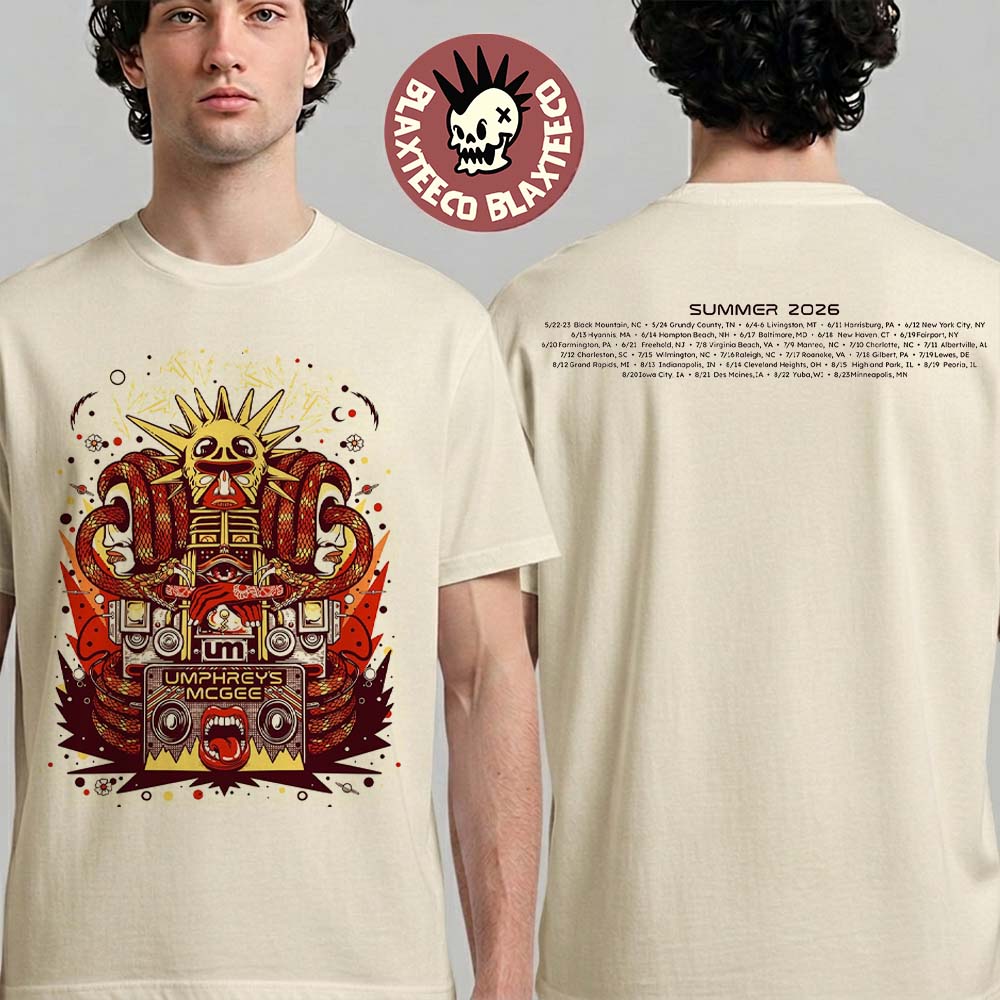 Umphrey's McGee Summer Tour 2026 North America - Adult & Kids T-Shirts, Sweatshirts & Hoodies apparel design preview 1