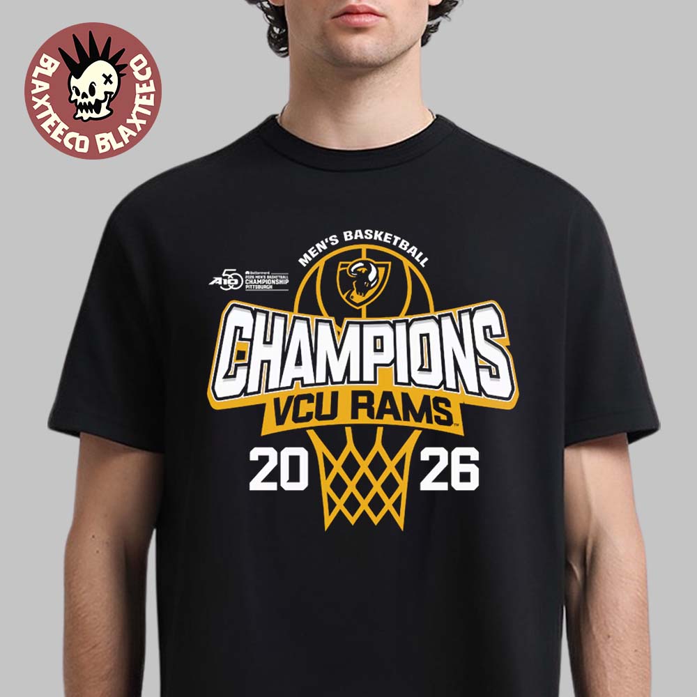 VCU Rams Men's Basketball 2026 Atlantic 10 Tournament - Adult & Kids T-Shirts, Sweatshirts & Hoodies apparel design preview 1