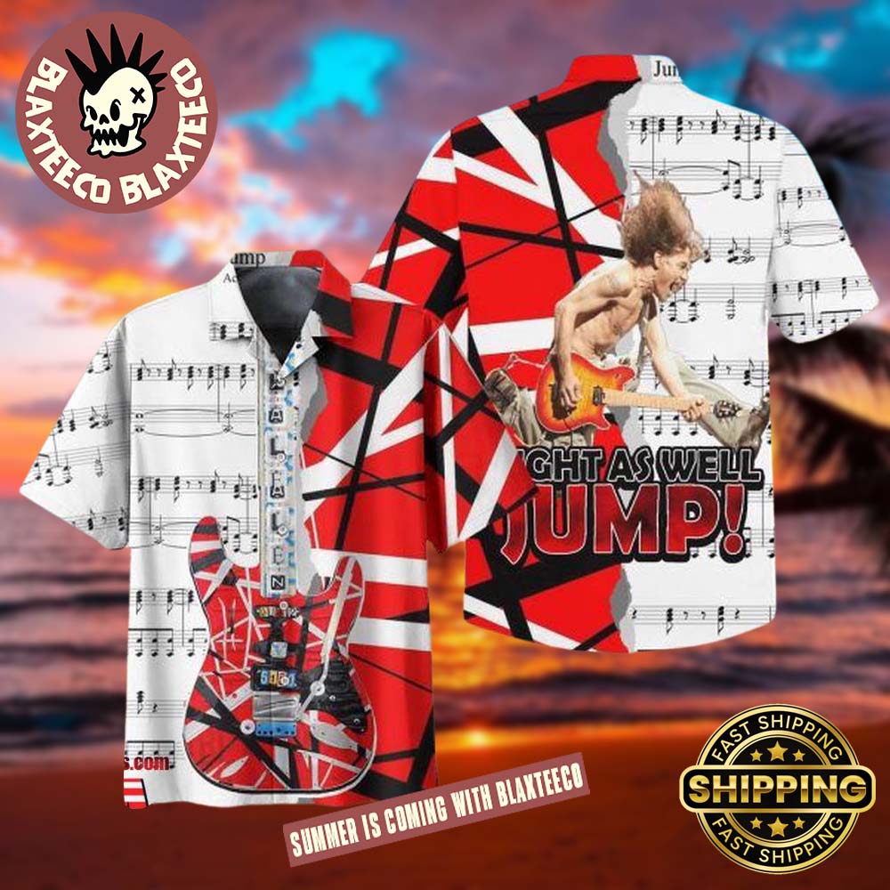 Van Halen Might As Well Jump Eddie Signature Guitar - Adult & Kids T-Shirts, Sweatshirts & Hoodies apparel design preview 1
