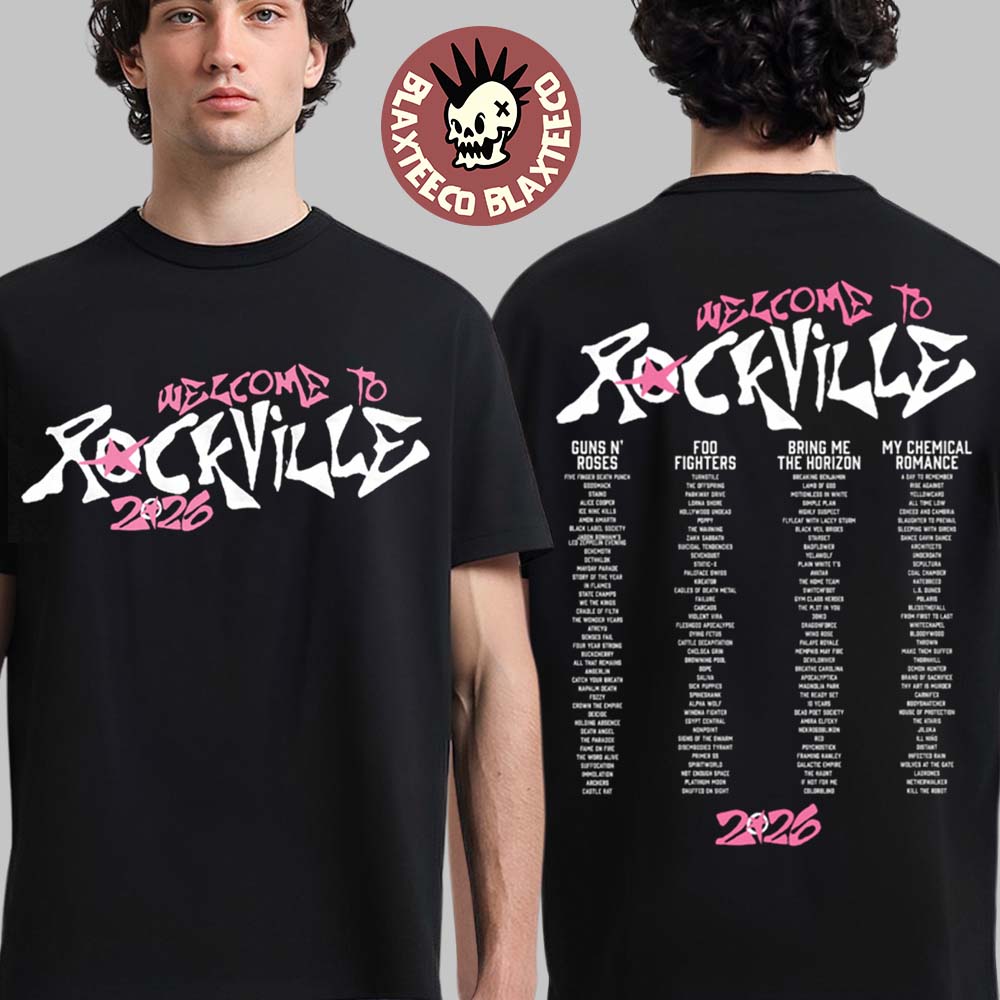 Welcome To Rockville 2026 Festival Merch Daytona - Adult & Kids T-Shirts, Sweatshirts & Hoodies apparel design preview 1