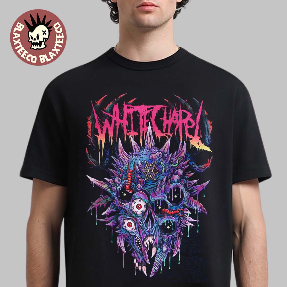 Whitechapel 2026 Summer Merch Cultist Trip Black - Adult & Kids T-Shirts, Sweatshirts & Hoodies apparel design preview 1