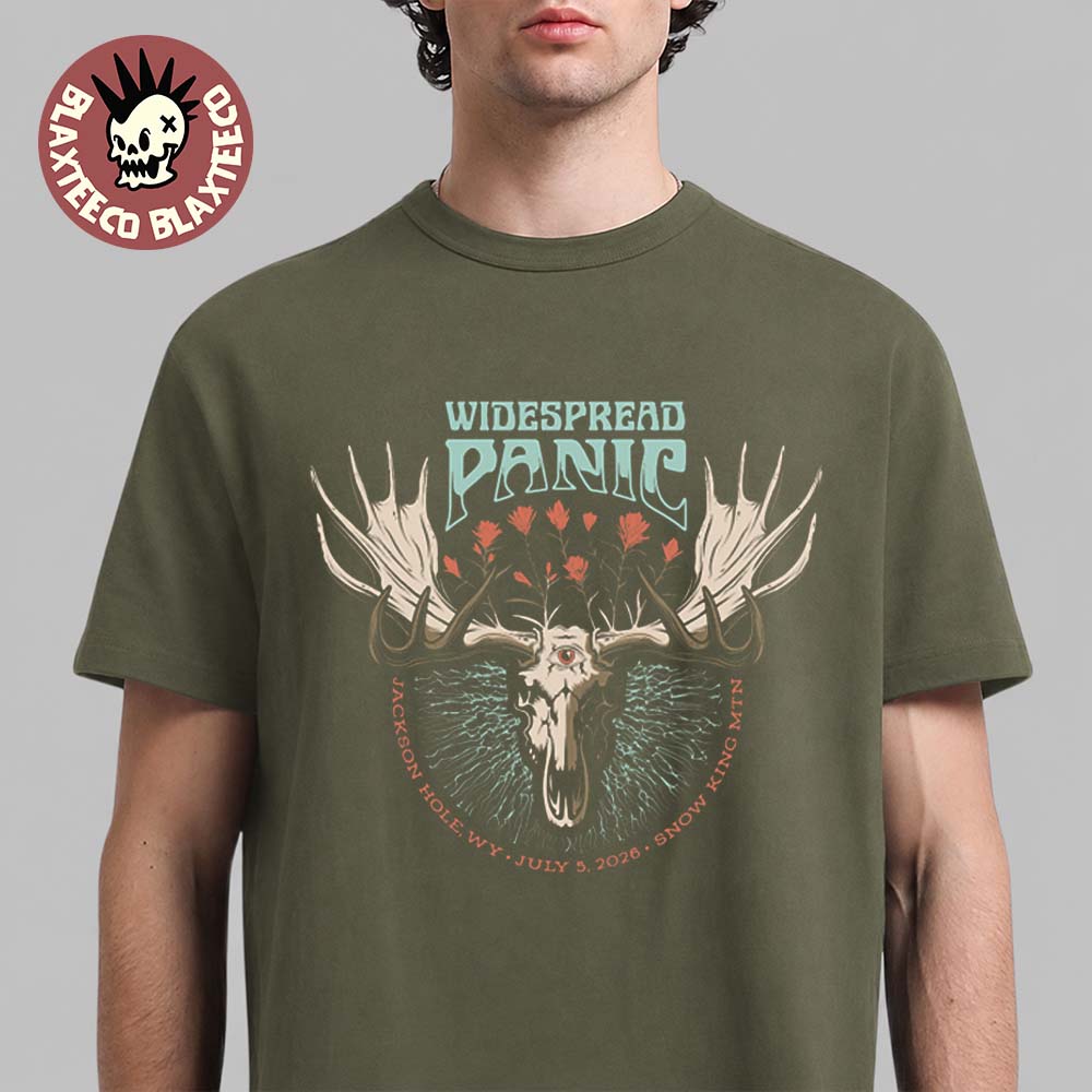 Widespread Panic Jackson Wyoming 2026 Event At Snow - Adult & Kids T-Shirts, Sweatshirts & Hoodies apparel design preview 1