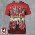 Wrexham AFC Women 2026 Genero Adran Premier Champions - Adult & Kids T-Shirts, Sweatshirts & Hoodies apparel design preview 1
