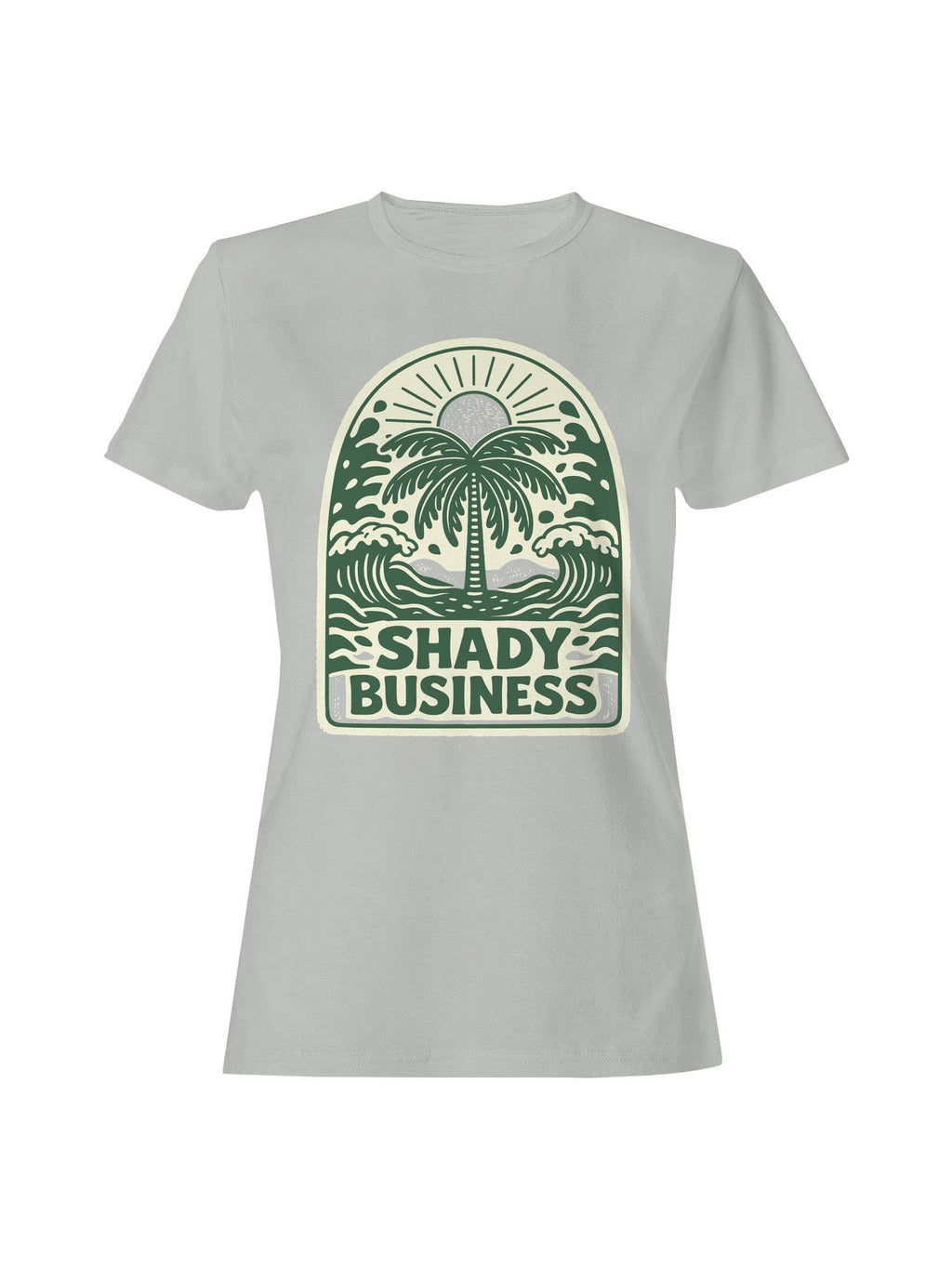 Tropical "Shady Business" Art Women's - Adult & Kids T-Shirts, Sweatshirts & Hoodies apparel design preview 1
