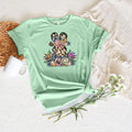 Floral Leopard Bunny - Adult & Kids T-Shirts, Sweatshirts & Hoodies apparel design preview 1