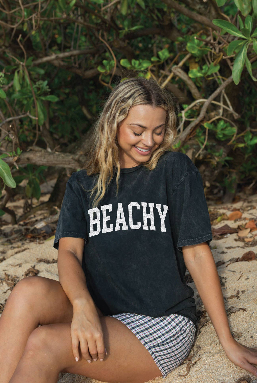 Beachy Mineral Washed Graphic Top - Adult & Kids T-Shirts, Sweatshirts & Hoodies apparel design preview 1