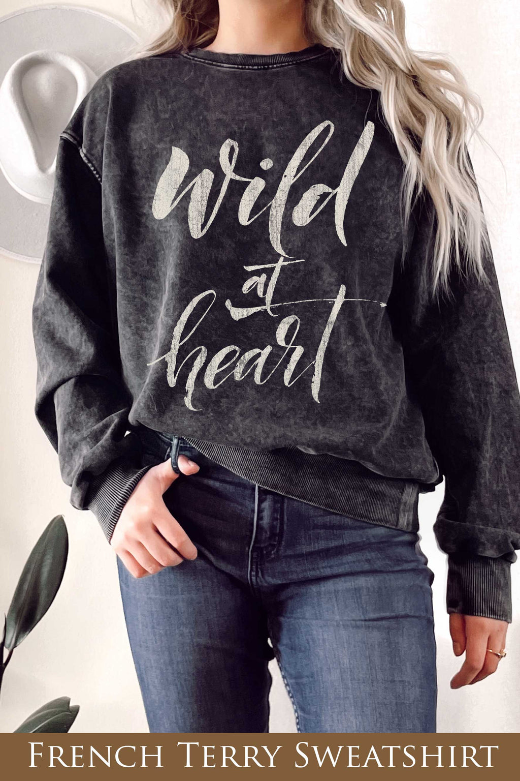 Wild At Heart Mineral Graphix Terry - Adult & Kids T-Shirts, Sweatshirts & Hoodies apparel design preview 1