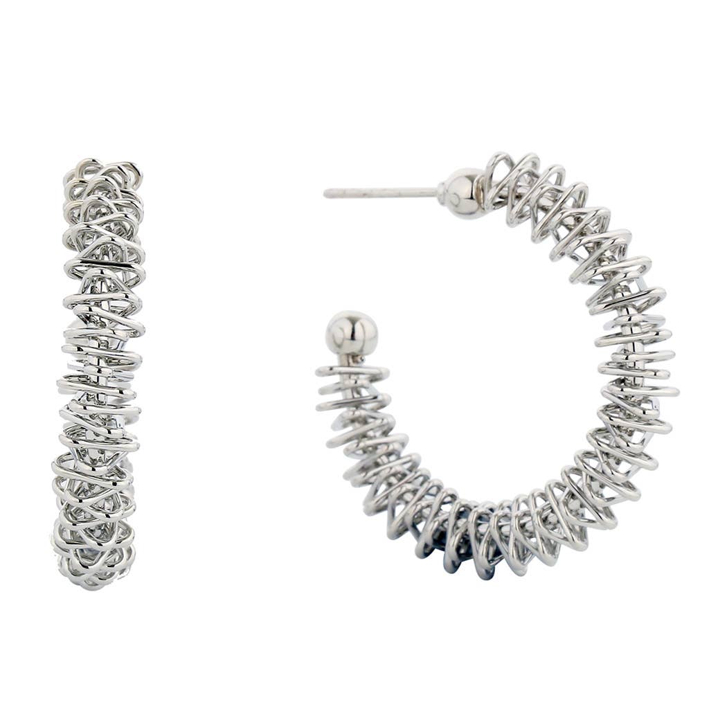 14K Gold-Dipped Spiky Triangle Hoop Post Earrings - Adult & Kids T-Shirts, Sweatshirts & Hoodies apparel design preview 1
