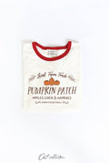 Local Farm Fresh Pumpkin Ringer Graphic Top - Adult & Kids T-Shirts, Sweatshirts & Hoodies apparel design preview 1