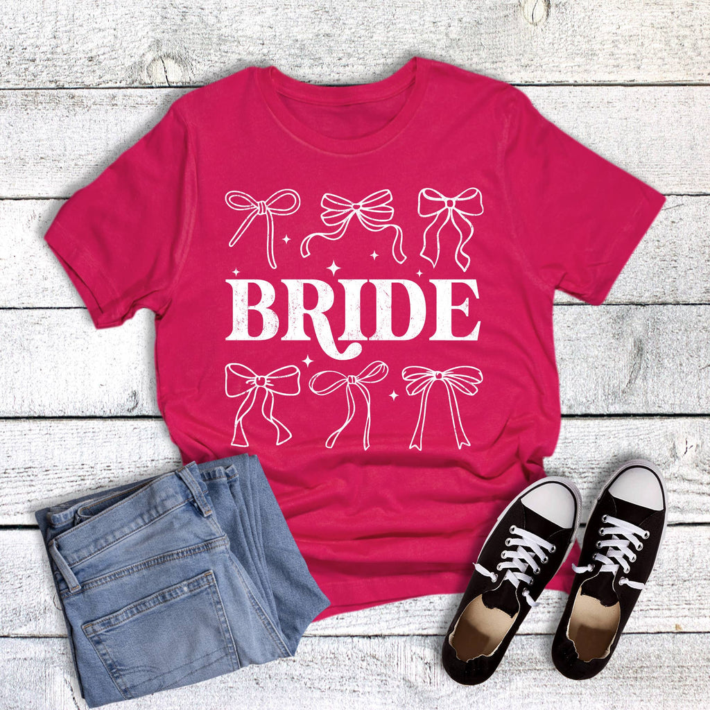 Coquette Bow Bride Graphic - Adult & Kids T-Shirts, Sweatshirts & Hoodies apparel design preview 1