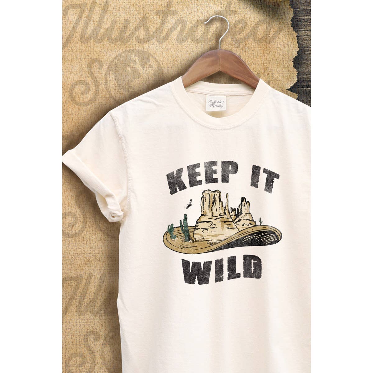 Keep It Wild Vintage Graphic - Adult & Kids T-Shirts, Sweatshirts & Hoodies apparel design preview 1