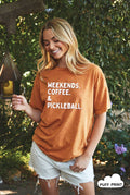 Pickleball Puff Print Mineral Graphic Top - Adult & Kids T-Shirts, Sweatshirts & Hoodies apparel design preview 1