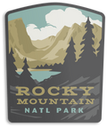 Rocky Mountain National Park Sticker - Adult & Kids T-Shirts, Sweatshirts & Hoodies apparel design preview 1
