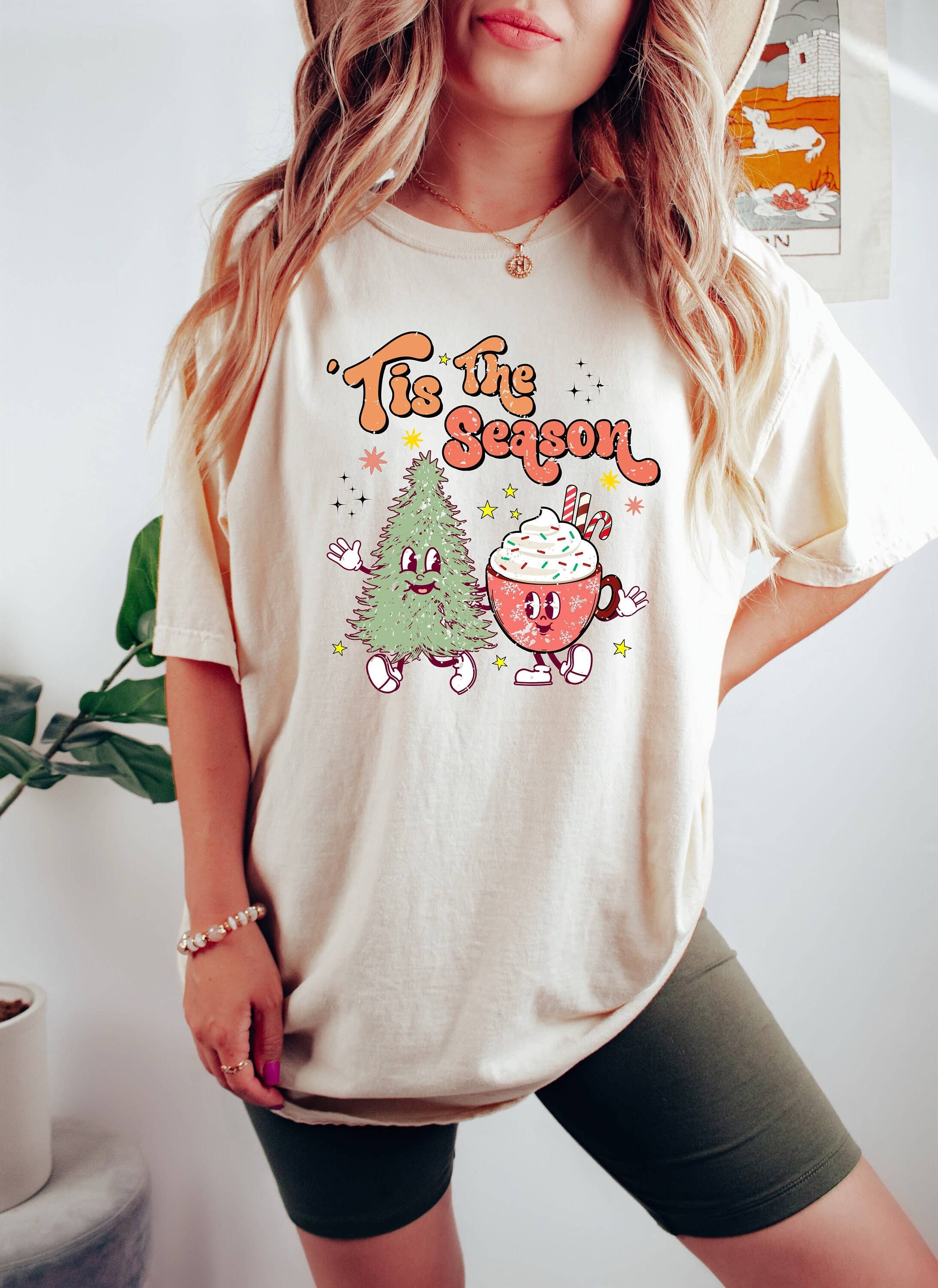Tis the Season Christmas Cute Holiday Apparel - Adult & Kids T-Shirts, Sweatshirts & Hoodies apparel design preview 1
