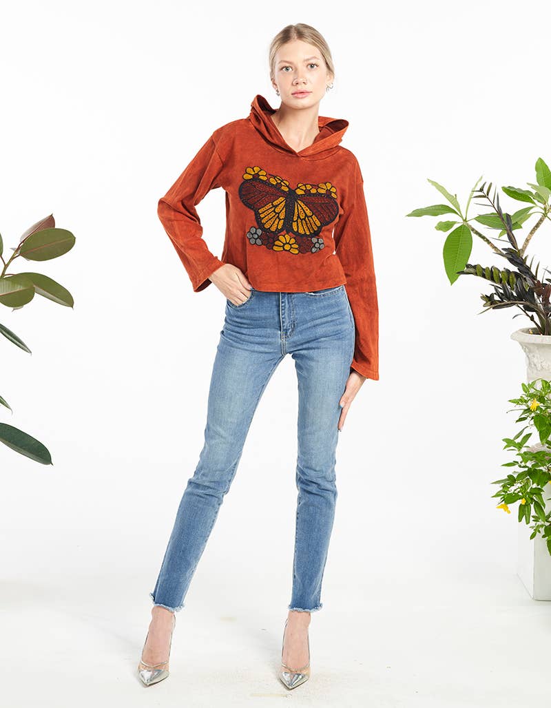 Butterfly Top (KT-1525) - Adult & Kids T-Shirts, Sweatshirts & Hoodies apparel design preview 1