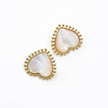 Teardrop Heart with Shell Detail Earrings - Adult & Kids T-Shirts, Sweatshirts & Hoodies apparel design preview 1