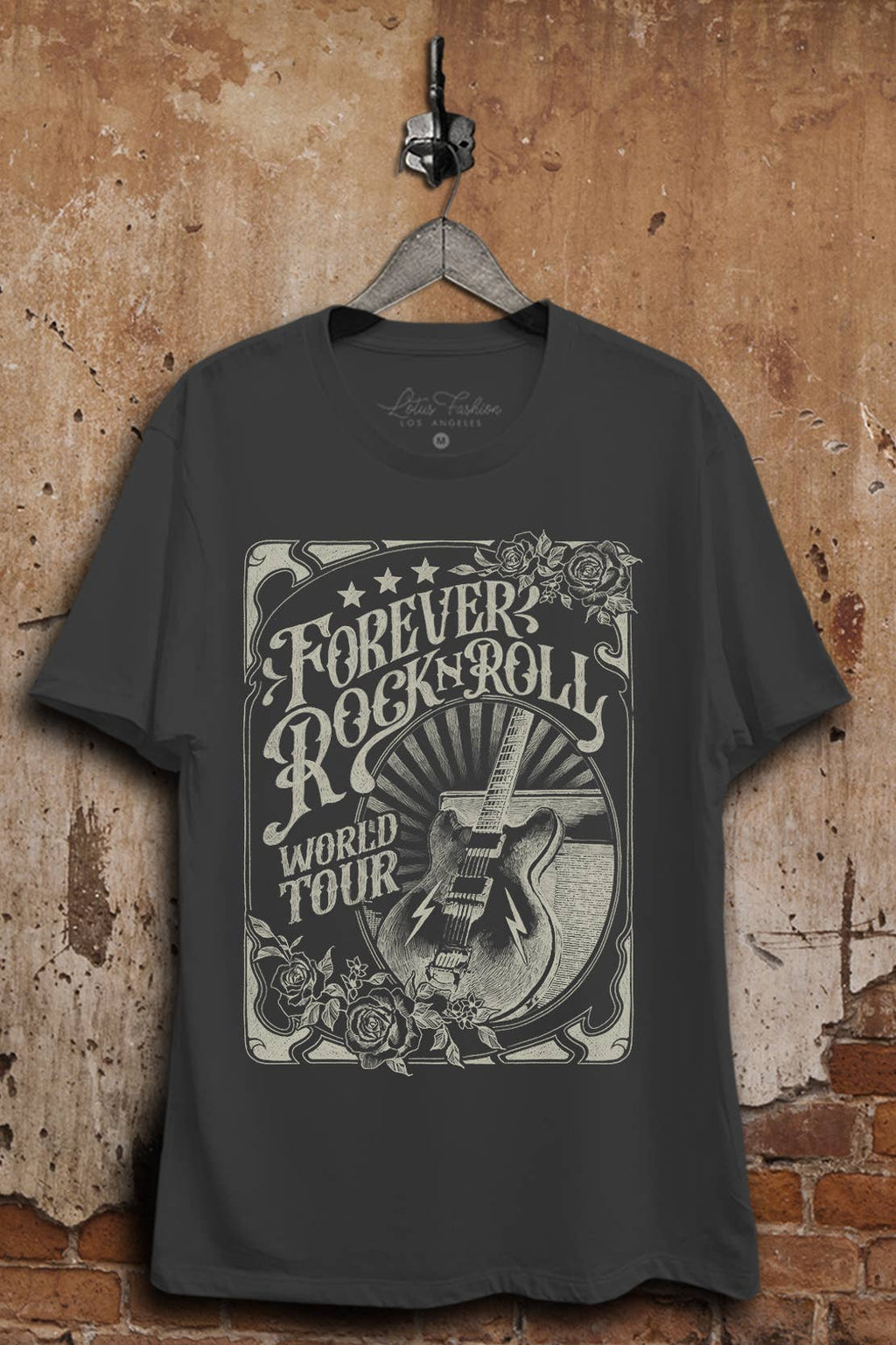 Forever Rock and Roll Graphic Top - Adult & Kids T-Shirts, Sweatshirts & Hoodies apparel design preview 1