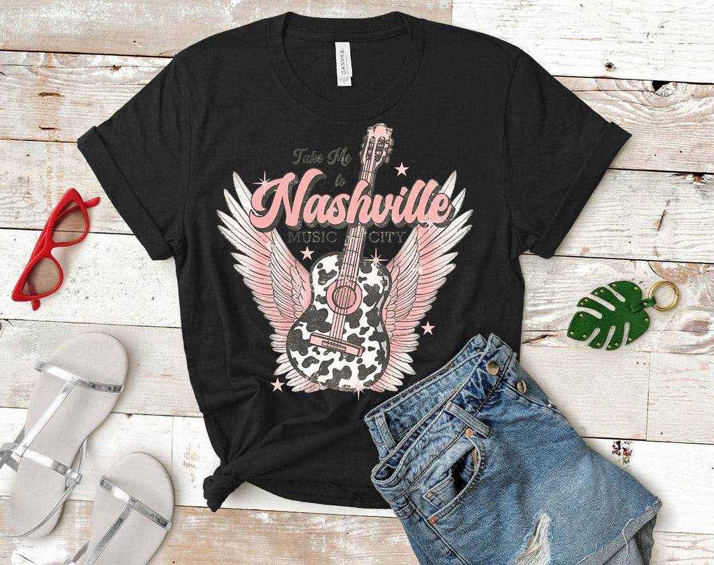 Nashville 3 Country Music City Western America - Adult & Kids T-Shirts, Sweatshirts & Hoodies apparel design preview 1