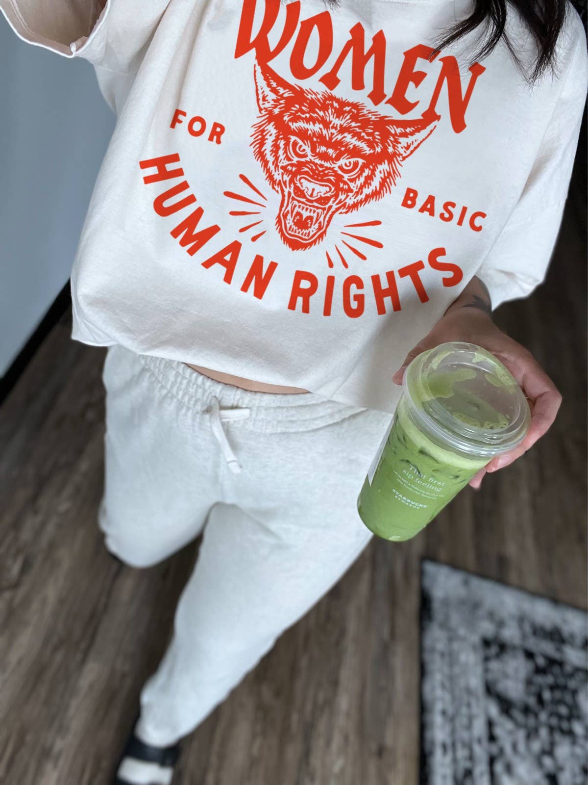 Women For Basic Human Rights Feminist White - Adult & Kids T-Shirts, Sweatshirts & Hoodies apparel design preview 1