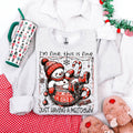 I'm Fine Snowman - Adult & Kids T-Shirts, Sweatshirts & Hoodies apparel design preview 1