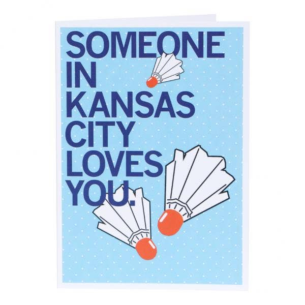 Someone Loves You Kc Greeting Card - Adult & Kids T-Shirts, Sweatshirts & Hoodies apparel design preview 1