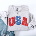 Glittery, USA, Red Blue, Patriotic, America - Adult & Kids T-Shirts, Sweatshirts & Hoodies apparel design preview 1