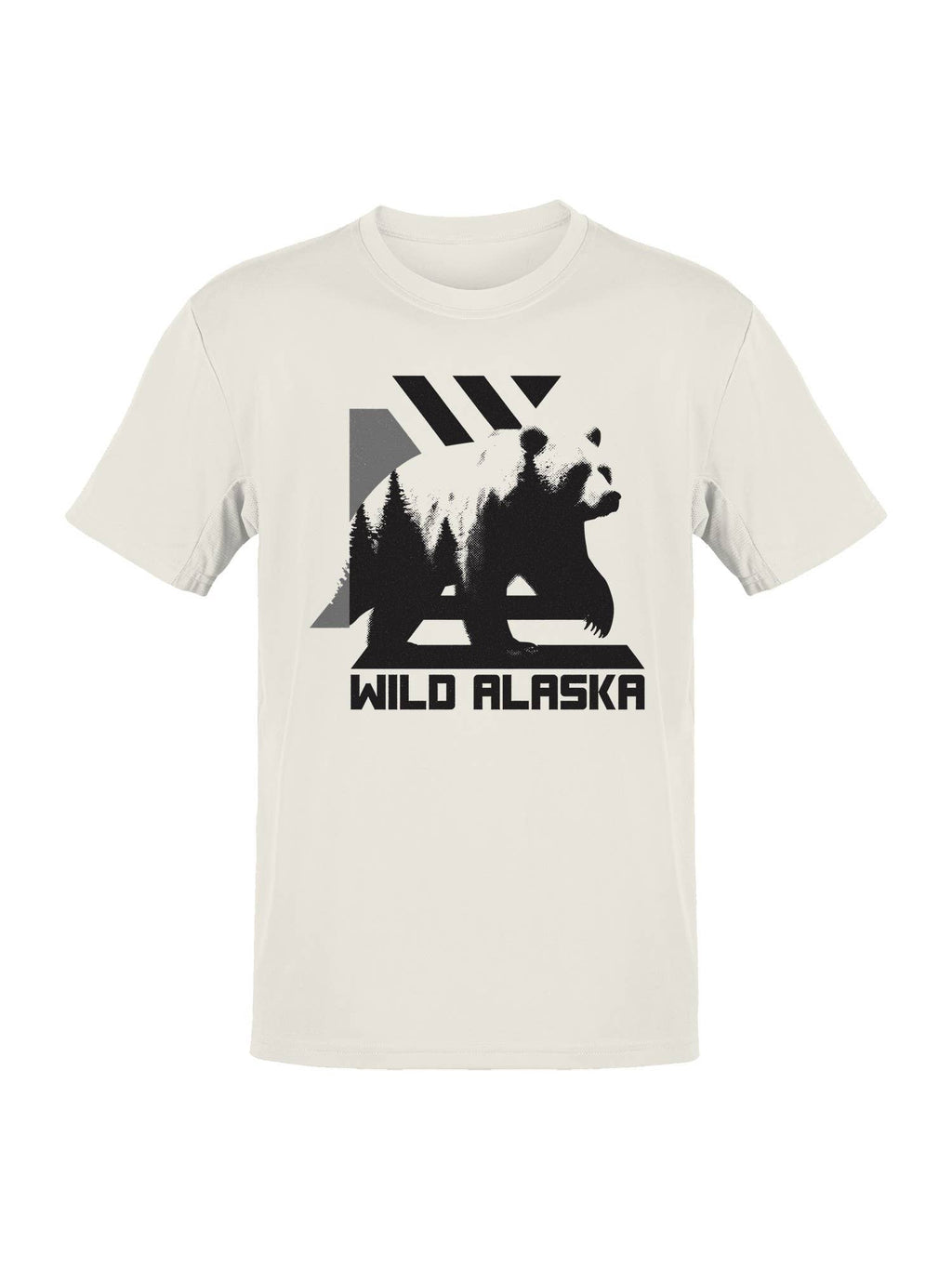 Wild Alaska Bear Silhouette Design Men's - Adult & Kids T-Shirts, Sweatshirts & Hoodies apparel design preview 1