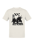 Wild Alaska Bear Silhouette Design Men's - Adult & Kids T-Shirts, Sweatshirts & Hoodies apparel design preview 1