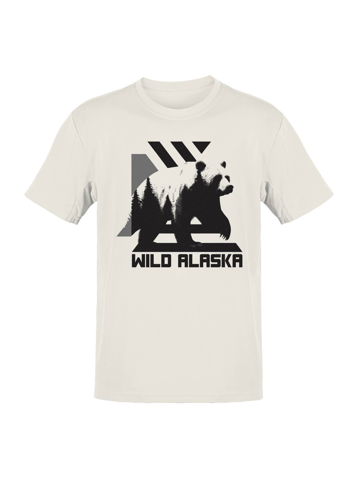 Wild Alaska Bear Silhouette Design Men's - Adult & Kids T-Shirts, Sweatshirts & Hoodies apparel design preview 1