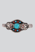 White Metal Bracelet with Blue Coral and Red Stones - Adult & Kids T-Shirts, Sweatshirts & Hoodies apparel design preview 1