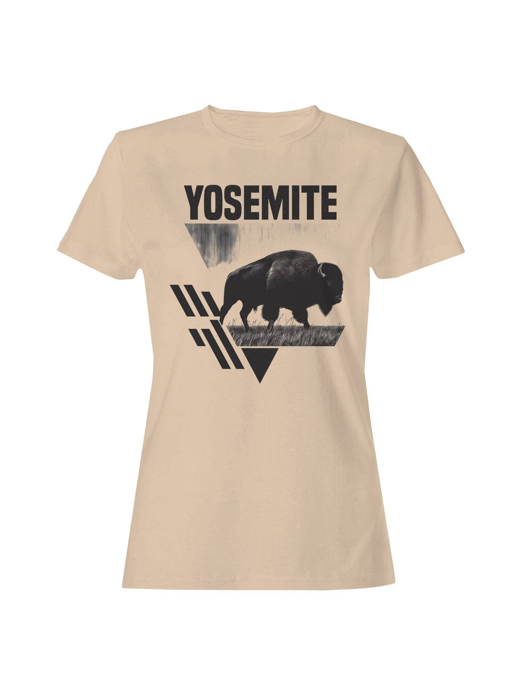 Yosemite Bison Wilderness Art Women's - Adult & Kids T-Shirts, Sweatshirts & Hoodies apparel design preview 1