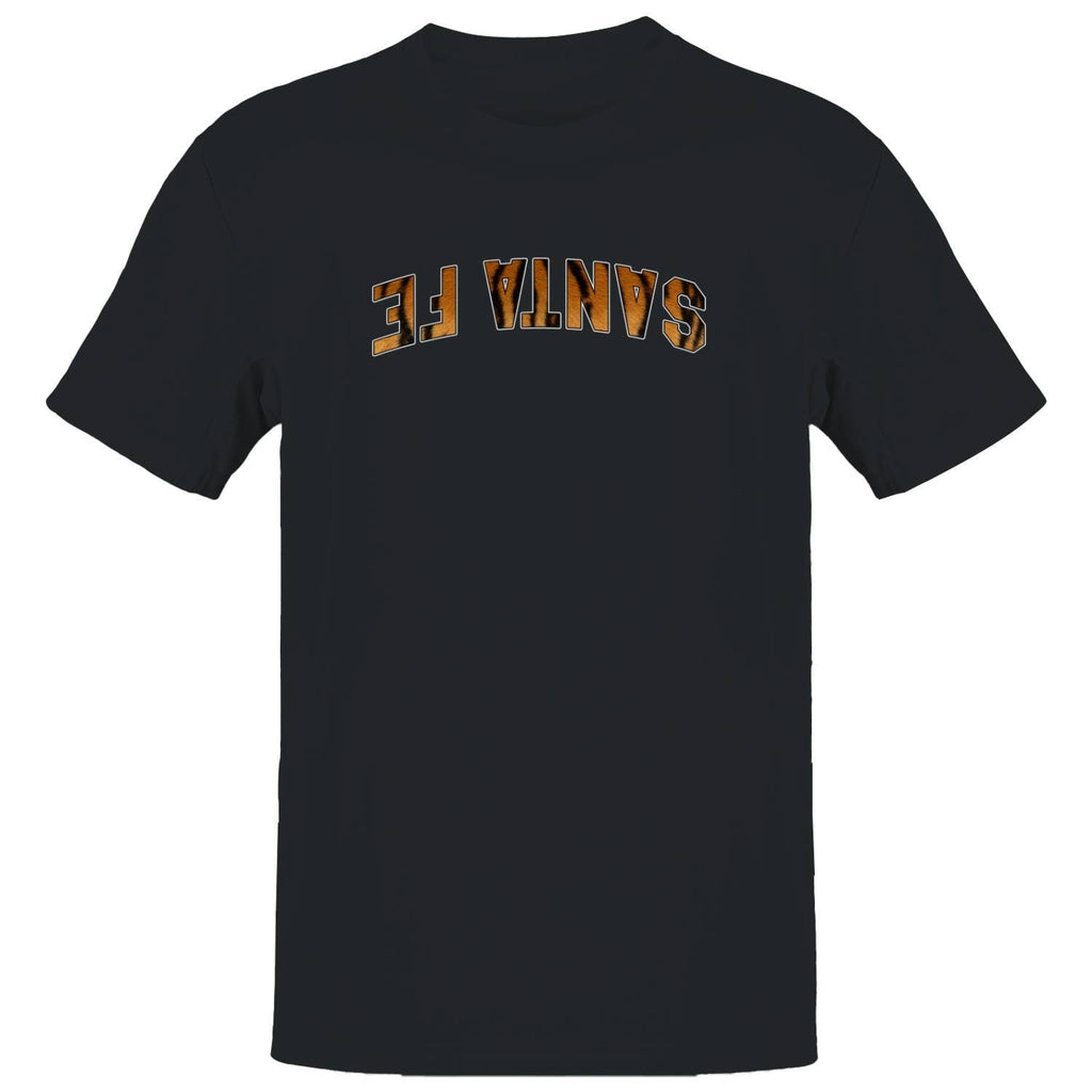 Santa Fe Tiger Print Lettering Men's - Adult & Kids T-Shirts, Sweatshirts & Hoodies apparel design preview 1